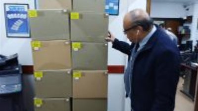 ضبط كمامات مغشوشة داخل مصنع غير مرخص بشبرا الخيمة