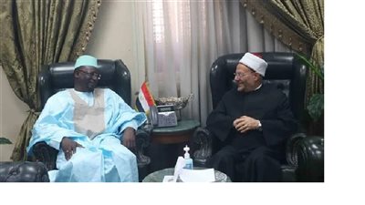 المفتي يستقبل سفير فوق العادة لدولة السنغال بالقاهرة