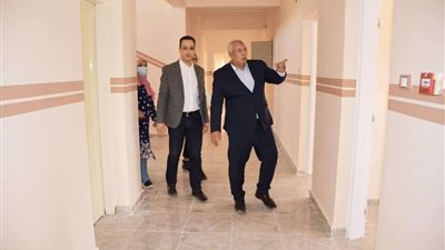الزملوط و هندي يتفقدان مقر المبنى الإداري الجديد