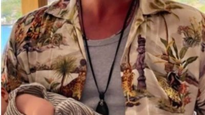 أول ظهور للفنان التركي مهند مع ابنه الرضيع