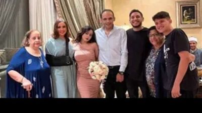 عقد قران شقيق الفنانة أنغام في حفل أسري