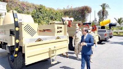 السيسي يتابع تجهيزات القوات المسلحة لمكافحة انتشار فيروس كورونا المُستجد