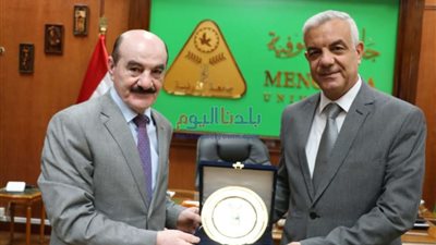 محافظ المنوفية يستقبل مدير صندوق مكتبات مصر العامة لهذا السبب