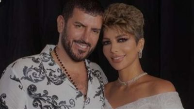 أصالة نصرى تحتفل بعيد زواجها الأول فى أجواء رومانسية