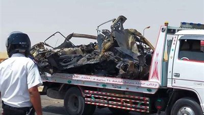 مصرع وإصابة 3 أشخاص في حادث بالوادي الجديد