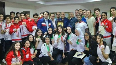 منتخب الكاراتيه يعود من الجزائر غدا متوجا بذهب وفضة البحر المتوسط