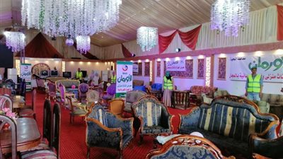 معرض خيري للأثاث والأجهزة الكهربائية بالمجان بقرى أبو حمص بالبحيرة