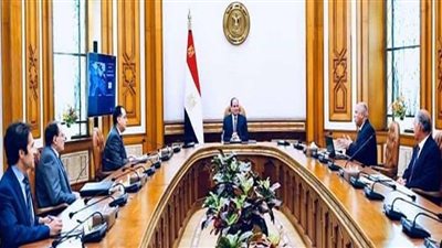 الرئيس السيسي يطلع علي الموقف التنفيذي للمشروعات القومية الحالية في نطاق وزارة النقل