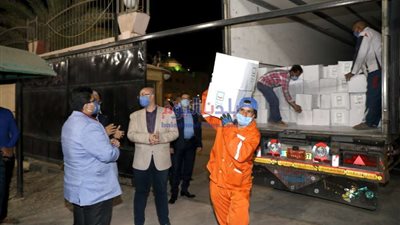 5 آلاف كرتونة مواد غذائية من حملة 