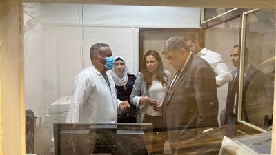 نائب محافظ البحيرة ورئيس لجنة الشئون الصحية بالبرلمان يتفقدون المبنى الجديد بمستشفى ايتاى البارود