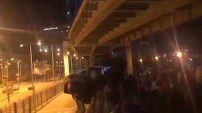 إصابة 8 أشخاص في حادث سقوط سيارة من أعلى كوبري بالمنوفية