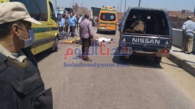 ضبط سائق تسبب في مقتل شخصين إثر حادث تصادم بالغربية