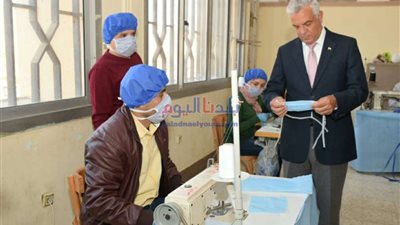 جامعة المنوفية تنتج كمامات وأغطية رأس وقدم وجاون لتوفير المستلزمات الطيبة للمواطنين