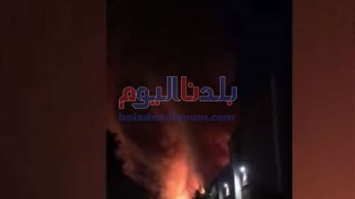 الحماية المدنية تسطر على حريق بمخزن أعلاف ببنها