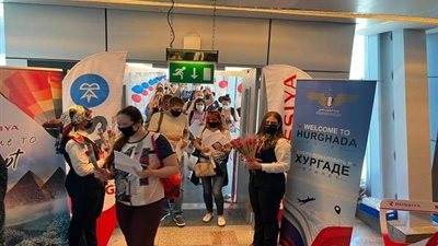 مطار الغردقة يستقبل أولى رحلات شركة Fly Arna لأول مرة