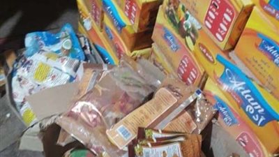 غلق مصنع وضبط 6 طن بودرة عصائر مجهولة المصدر بالمنصورة