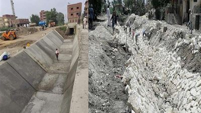 نسبة التنفيذ وصلت لـ 65% .. المنيا تواصل العمل بمشروع تأهيل وتبطين الترع