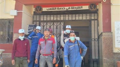 استمرار أعمال التطهير والتعقيم لمواجهة انتشار كورونا بمرسي مطروح