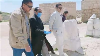 في يوم التراث العالمي.. منطقة أبو مينا الأثرية تواصل أعمال التطهير والتعقيم