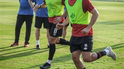 تقسيمة قوية قوية للاعبي الأهلي في مران اليوم