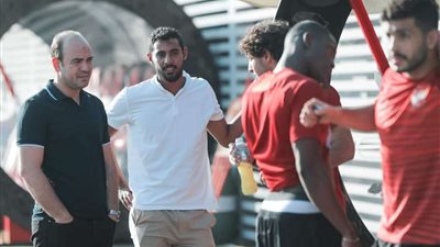 أحمد ياسر ريان يظهر في مران الأهلي .. صور