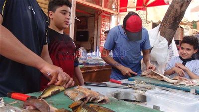 رغم تحذيرات الصحة العالمية.. تكدس وازدحام أمام محلات الرنجة والفسيخ 