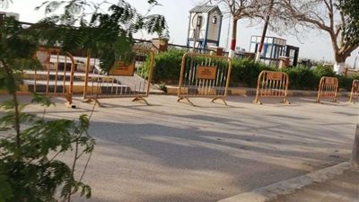 كورنيش النيل ببنها خالي من المواطنين في أعياد شم النسيم