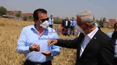 وزير التعليم العالي ورئيس جامعة المنوفية يتفقدان مزرعة طوخ طنبشا