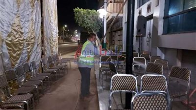 حملات مكبرة بمركز أبوقرقاص بالمنيا للنظافة والتجميل ورش وتعقيم المنشآت