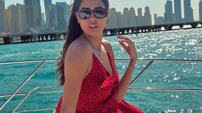 من دبي.. بسمة مصطفى تستمتع بعطلتها الصيفية (صور)