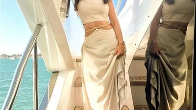 مي عمر تطارد الشمس على طريقتها الخاصة (صور)