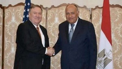 تفاصيل المكالمة الهاتفية بين وزير الخارجية المصري ونظيره الأمريكي