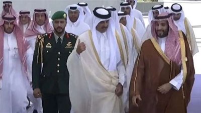 محمد بن سلمان يستقبل أمير قطر فى جدة للمشاركة بقمة الأمن والتنمية