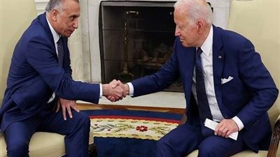 الكاظمي لبايدن: علاقتنا مع أميركا استراتيجية ومبنية على التعاون والثقة
