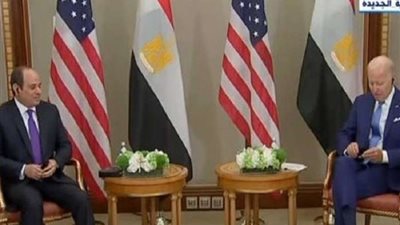 بايدن يشيد بالدور المصرى المحورى في الشرق الأوسط بقيادة الرئيس السيسي