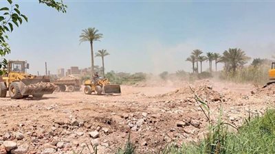 وزارة الري تواصل حملات إزالة التعديات على نهر النيل