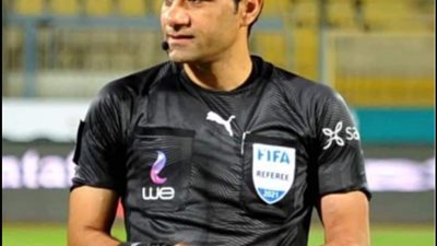 محمود البنا يقود الطاقم التحكيمي لمباراة المقاولون العرب وسيراميكا كيلوباترا