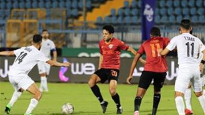 الجونة يتقدم على طلائع الجيش في الشوط الأول