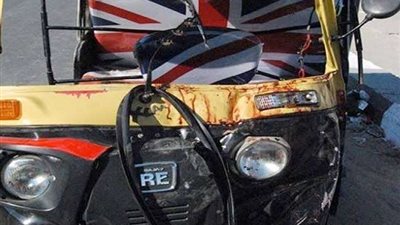 إصابة 6 أشخاص في حادث تصادم تروسيكل وتوكتوك بطريق الواحات