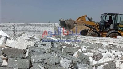 الداخلية: إزالة التعديات الواقعة على أملاك الدولة والأراضي الزراعية