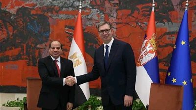 الرئيس الصربي: سيتم بذل الجهد خلال الفترة المقبلة لافتتاح خط طيران مباشر بين القاهرة وبلجراد