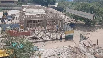 محافظة الجيزة تزيل مول تجاري تحت الإنشاء بالحوامدية و6 عقارات مخالفة