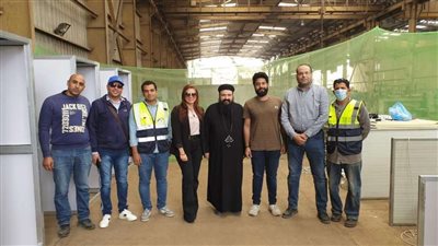 الأكاديمية العربية تهدى كنيسة الأنبا اثناسيوس أول كابينة تعقيم في الإسكندرية