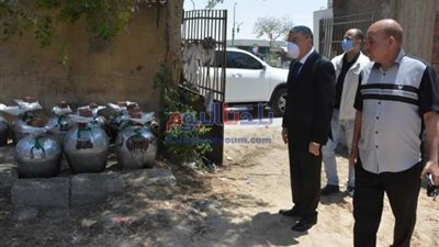 محافظ المنيا يتفقد مشروع 