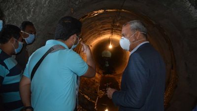 محافظ القليوبية يتفقد أعمال تطوير 3 أنفاق للمشاة بشبرا الخيمة