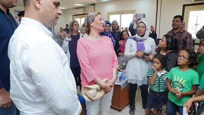 وزيرة البيئة تتفقد نادى المناخ والبيئة بشرم الشيخ لاستضافة مصر لمؤتمر المناخ cop27