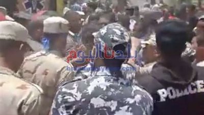 بالصور.. الأهالي يشيعون جنازة أحد شهداء بئر العبد بمسقط رأسه في بني سويف