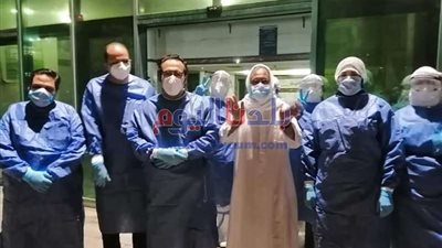 خروج أول حالات مستشفى العزل بكفر الزيات