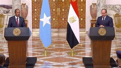 أهم ما دار في لقاء الرئيس السيسي بنظيره الصومالي اليوم