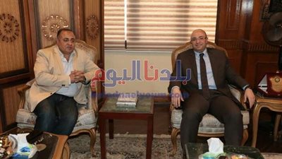 محافظ بنى سويف يُهنئ مدير الأمن الجديد بعد تعيينه في حركة تنقلات الشرطة